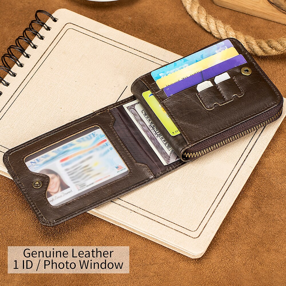 Daily leather card wallet