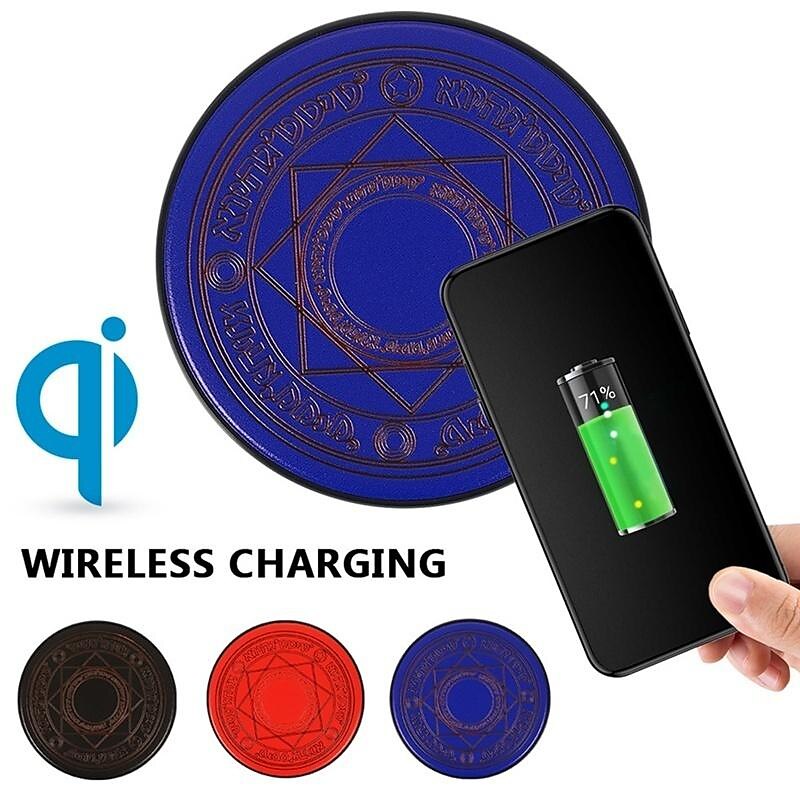 New Super Fast Charger 30W/20W/15W/10W Qi Wireless Fast Charger Glowing Magic Array Qi Wireless Charger Charging Pad for iPhone iPhone12 iphone 11 Samsung S20 Note20 Huawei Xiaomi 2025 - $15.99 –P4