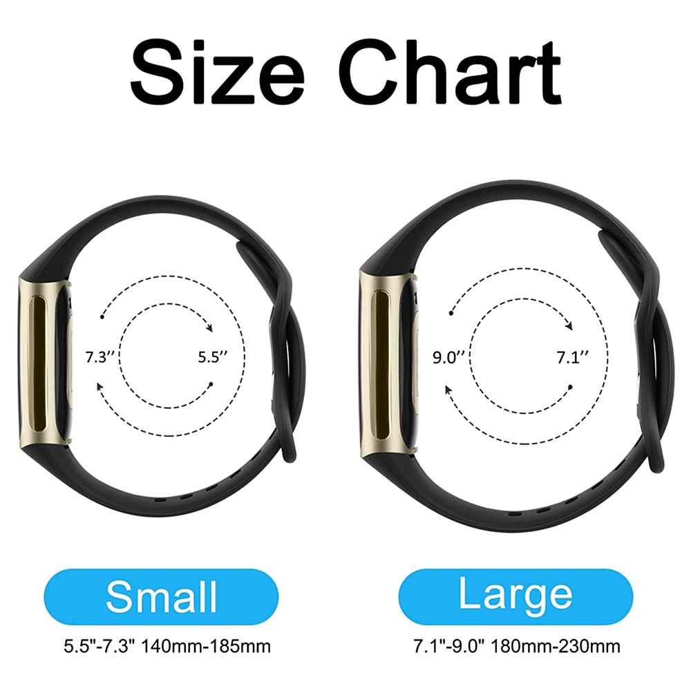 4 Pack 3 Pack 2 Pack Smart Watch Band Compatible with Fitbit Charge 5 Silicone Smartwatch Strap Adjustable Sport Band Replacement  Wristband 2026 - $20.09 –P2