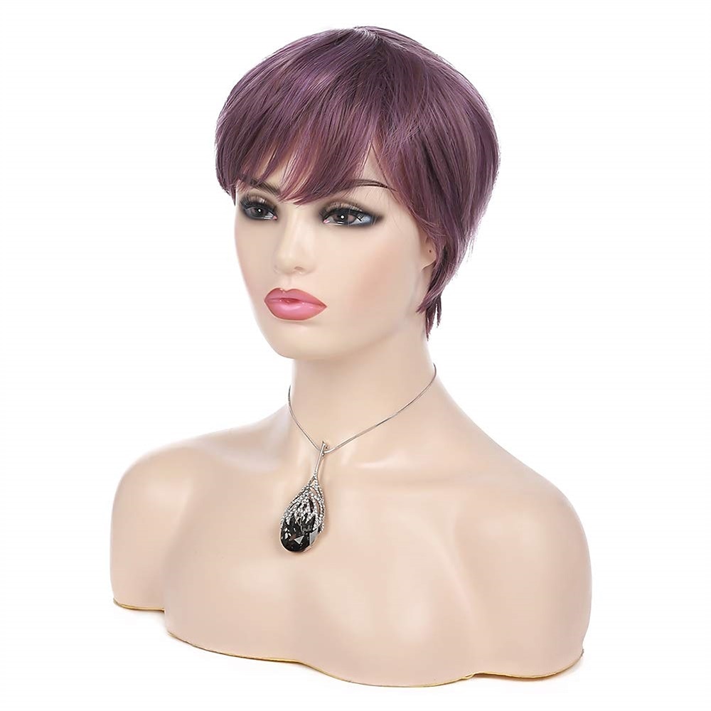 parrucche bianche crema corte per parrucca da folletto cosplay da donna sintetica naturale del 2025 a $21.99 –P7
