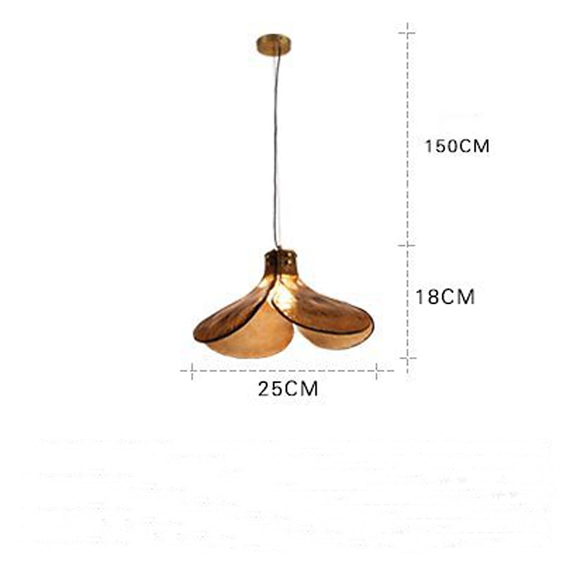 lampada a sospensione a led design floreale in vetro paralume ambra e12/e14 lampada a sospensione per interni loft lampada a sospensione a soffitto regolabile in altezza camera da letto bar del 2025 a $229.99 –P9