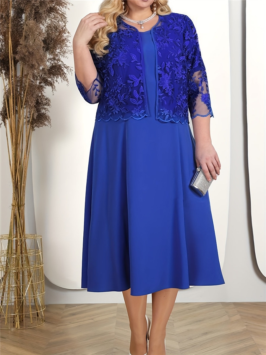 Women Royal Blue Plus Size Custom Made Suit Designer Two Piece Premium  Cotton Shawl Lapels Formal Business Wedding Bridesmaid Party Wear -   Ireland
