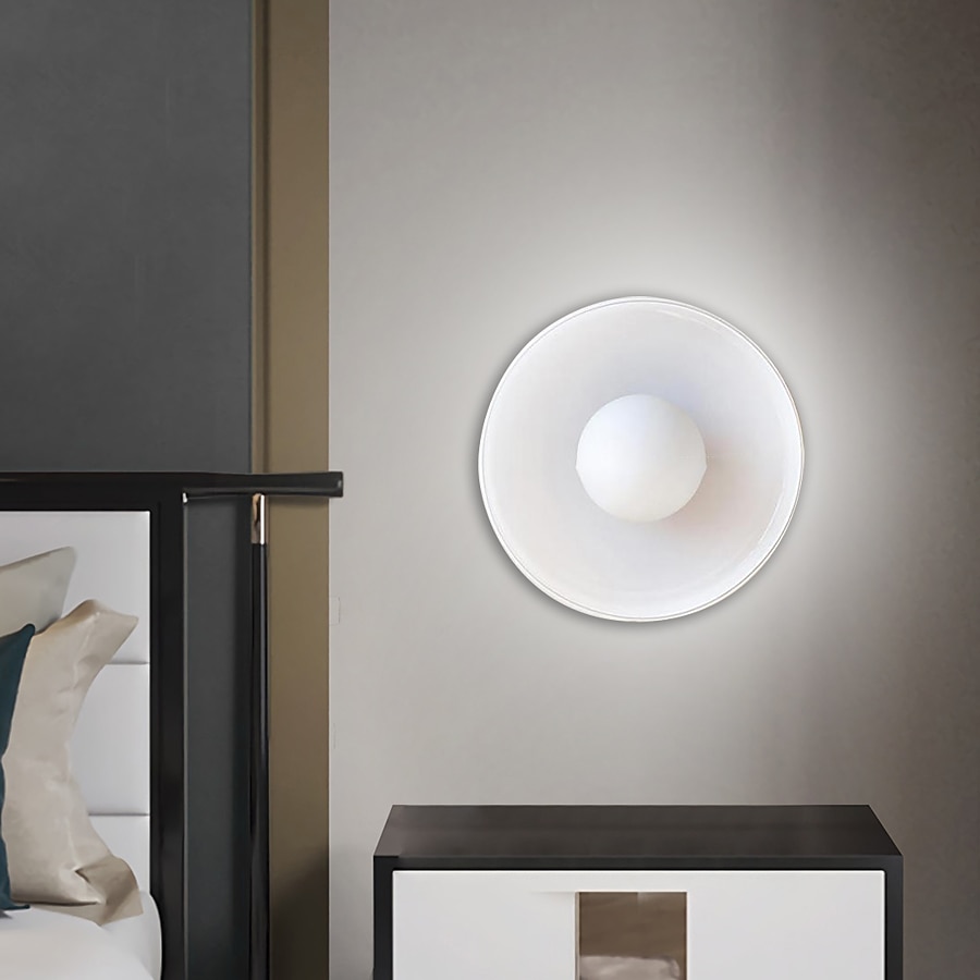 lightinthebox أدى ضوء السقف الجدار ضوء داخلي 1-ضوء 25 سم الأشكال الزجاجية فلوش جبل أضواء sceilling ضوء للممر الشرفة بار الإبداعية مصابيح شرفة علوي الزيتون الأخضر الأبيض الأصفر 110-240 فولت 2025 - $201.49 –P15