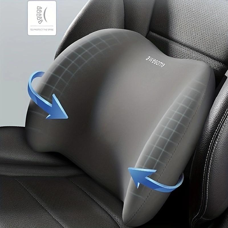 Memory Cotton Neck Pillow Car Seat Pillow Support Auto Lumbar