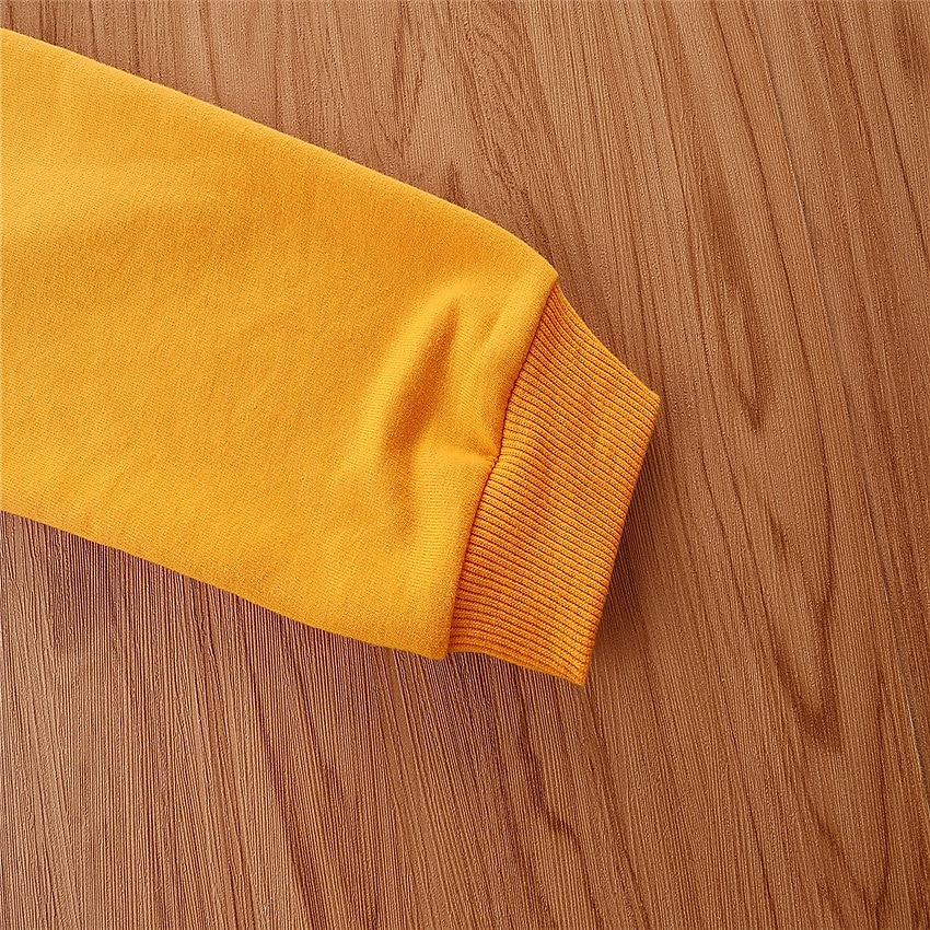 2 Pièces Ensemble sweat à capuche et pantalon de survêtement Tenues Bébé Garçon Automatique manche longue Col en V Coton Set Ecole Mode du quotidien Printemps Automne 3-7 ans Jaune de 2025 ? $15.49 –P3