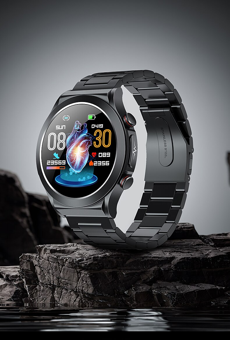 iMosi tk21P Slimme horloge 1.39 inch(es) Smart horloge Bluetooth Temperatuurbewaking Stappenteller Gespreksherinnering Compatibel met: Android iOS Dames Heren Waterbestendig Mediabediening 2025 - $97.79 –P20