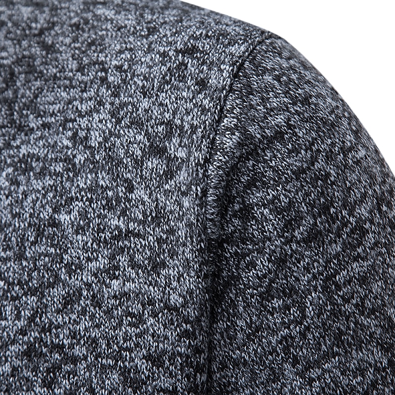 Men's Cardigan Sweater Mens Dress Sweaters Ribbed Knit Regular Knitted Plain Stand Collar Warm Ups Modern Contemporary Daily Wear Going out Clothing Apparel Fall & Winter Wine Red Blue S M L 2025 - $37.99 –P13