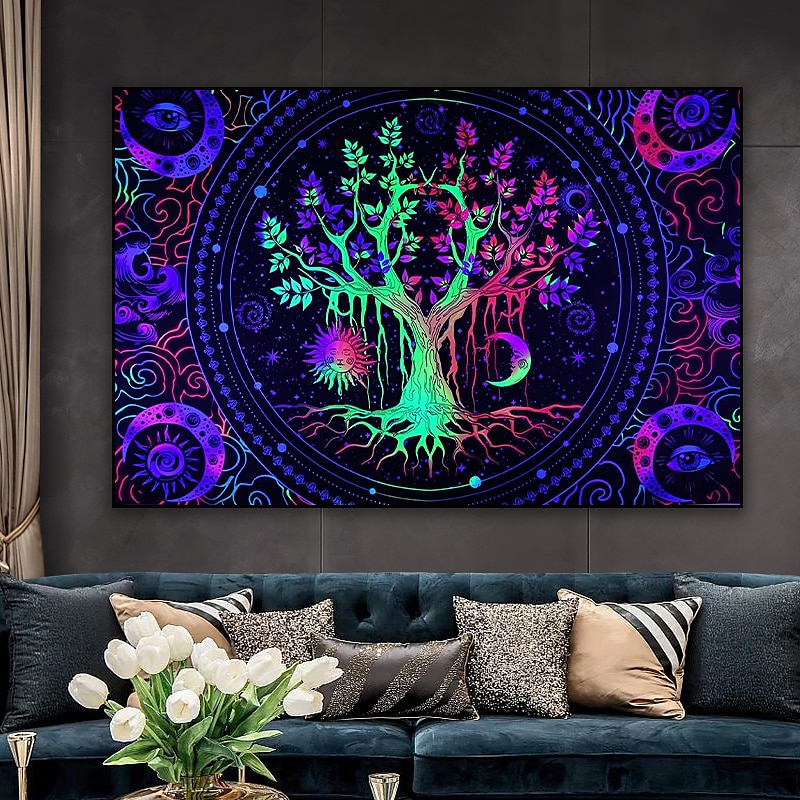 Tree Wall Art Canvas Boho Tree Prints and Posters Pictures