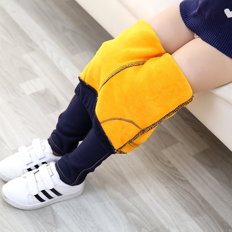 kinderkleidung Mädchen Hose Feste Farbe Modisch Tasche Outdoor 7-13 Jahre Herbst Schwarz Dunkelblau 2025 - $13.49 –P8