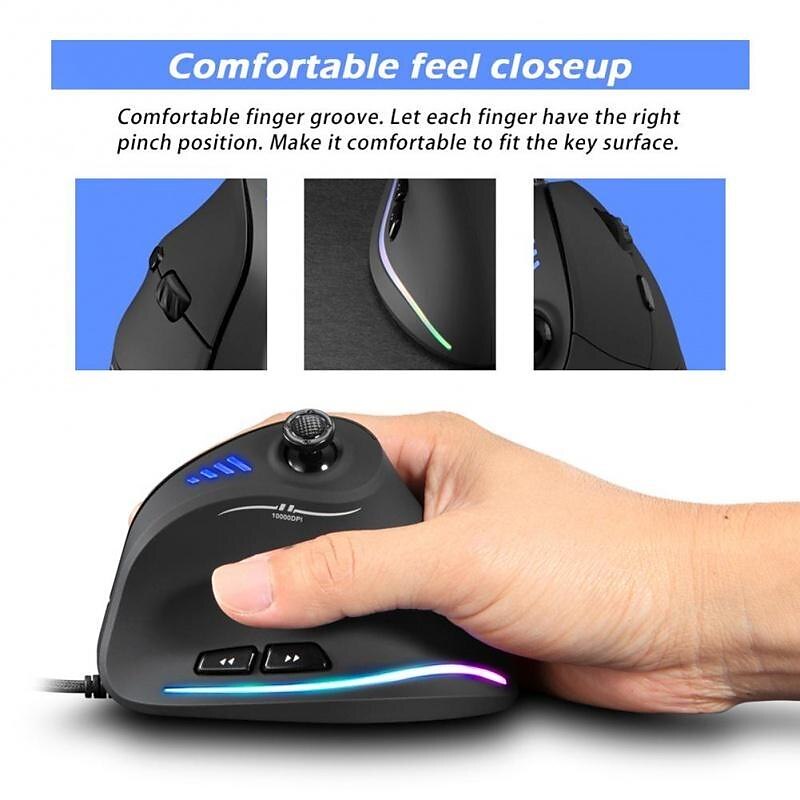 Gaming Mouse Programmable 11 Buttons USB Wired RGB Optical Remote Ergonomic Mouse Gamer Mice For PUBG LOL 2025 - $43.99 –P9