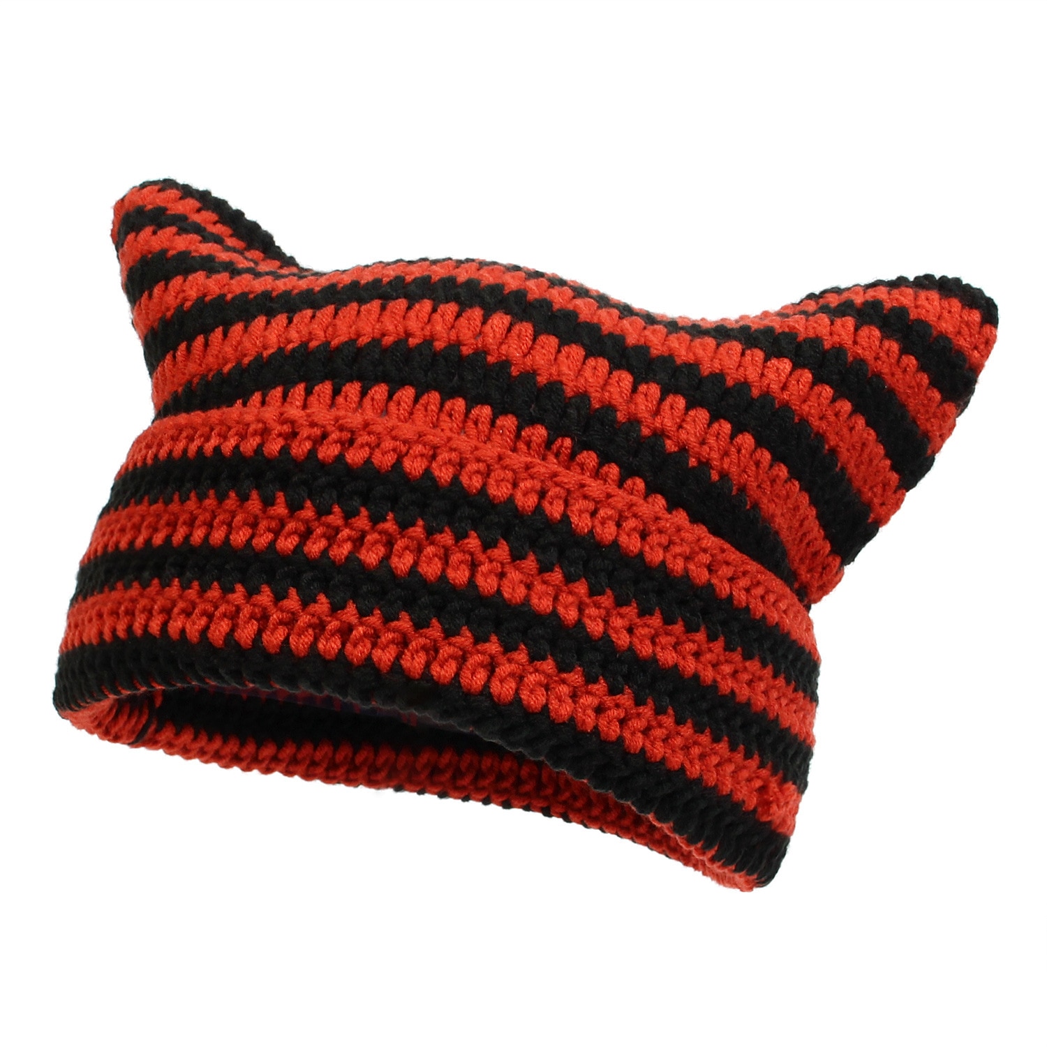 Retró Punk és gótika Y2K Kalapok Csíkos Beanie Szabályos Macska Kis Ördögszarv Csík Jelmez Férfi Női Mindszentek napja Farsang Álarcos mulatság Esemény / Buli Fesztivál Tini Felnőttek Kalap Ősz & tél 2025 - $15.49 –P7