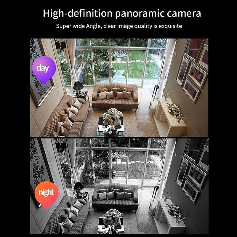 Wireless Bulb Lamp Camera Wifi IP Camera IR Night Vision Home Security Camera  Auto Tracking Video Surveillance Camera PTZ  P2P Monitor Camera 2025 - $58.99 –P12