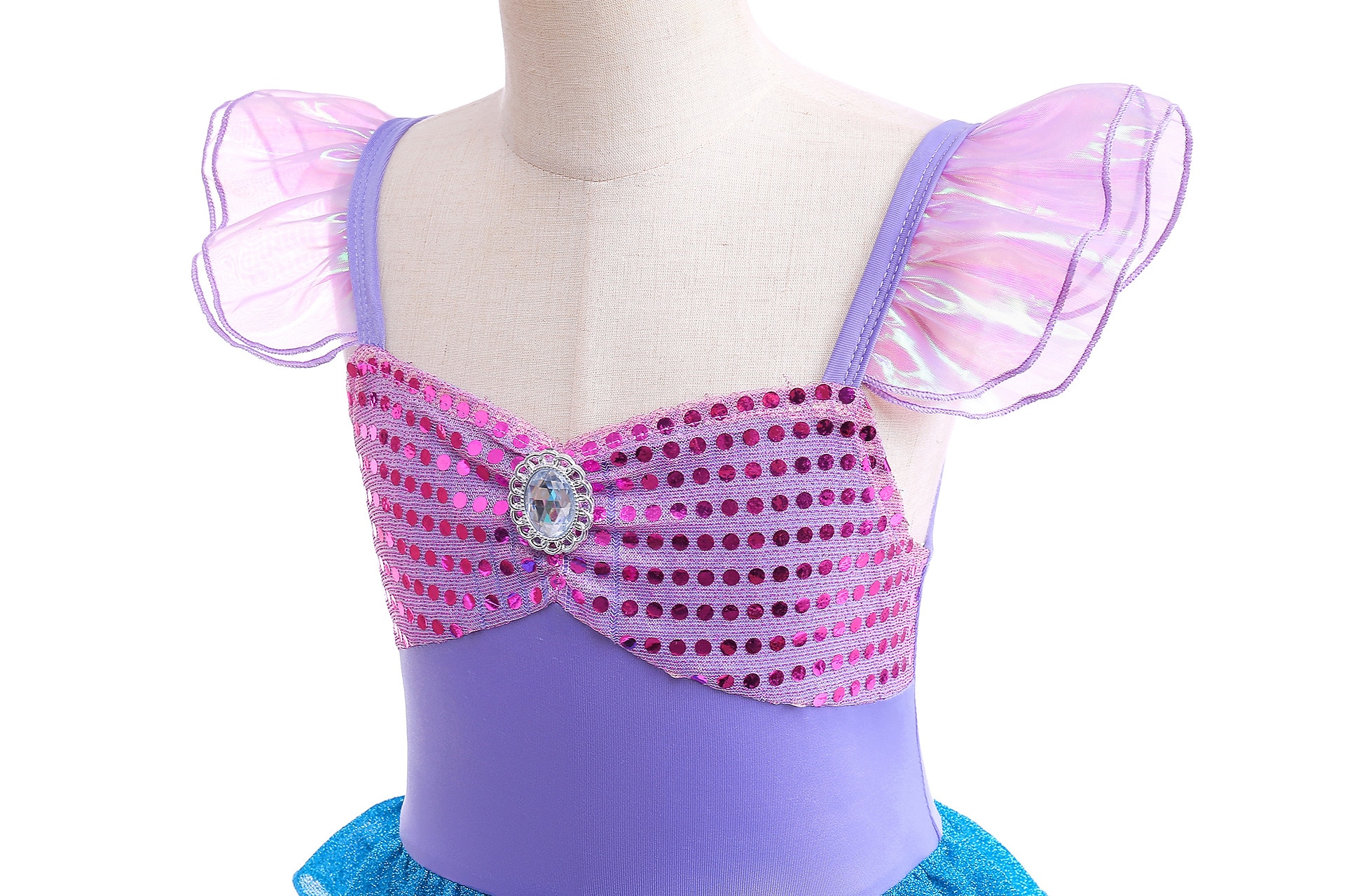 Sirène Sirène Princesse Aqua Robe Costume de soirée à thème Cosplay for Fille Enfant Carnaval Mascarade de 2026 ? $27.99 –P6