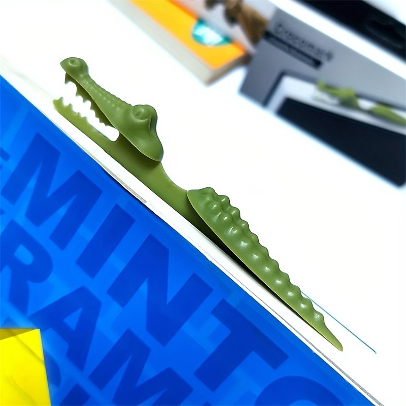 1 stück lesezeichen kreative personalisierte cartoon krokodil notizblock roman paginierung marker lesezeichen student schreibwaren haftnotizen 2025 - $6.99 –P6