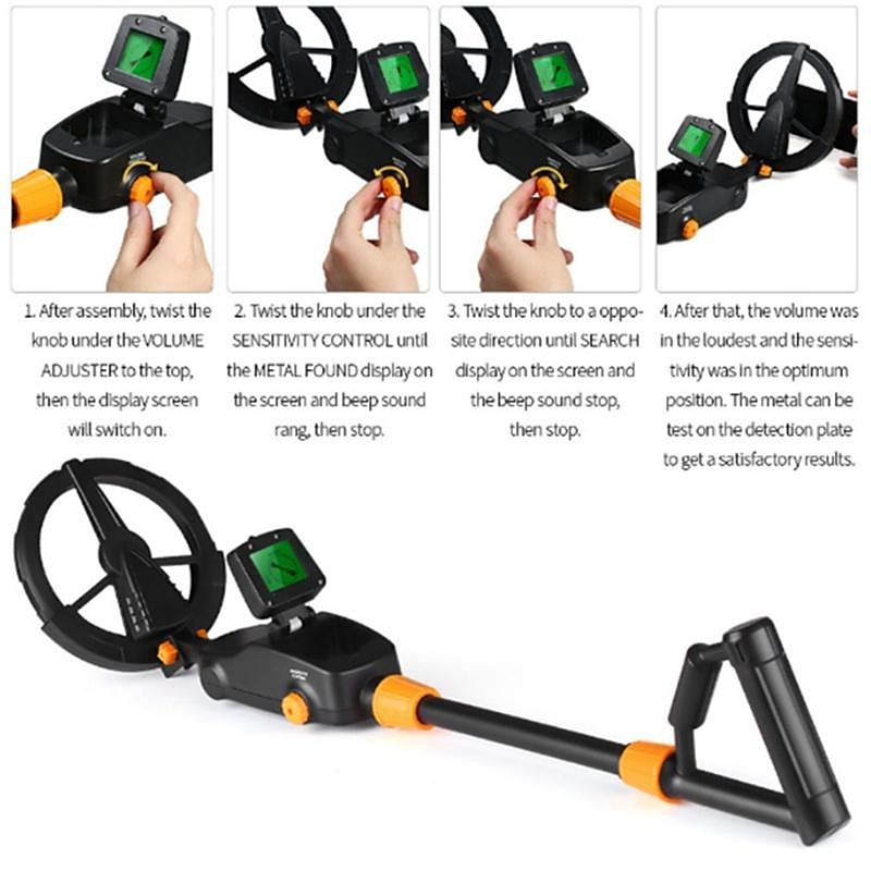 Hunt Treasure  Metal Detector Handheld Metal Detector Bounty Hunter Metal Detector Coin Gold Locator 2025 - $68.99 –P6