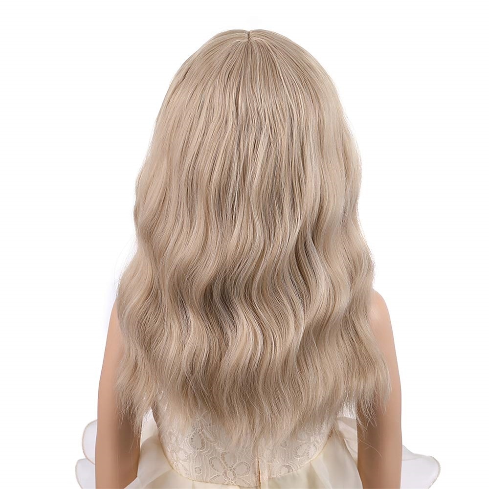 Peluca rubia para niñas, peluca corta ondulada con flequillo, peluca rubia rubia, peluca sintética para niñas, peluca para fiesta de carnaval, cosplay 2026 - $17.49 –P11