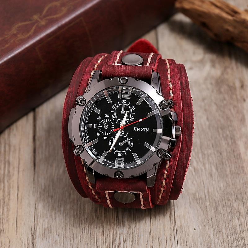 Men Quartz Watch Casual Date Genuine Leather Watch 2025 - $13.99 –P13