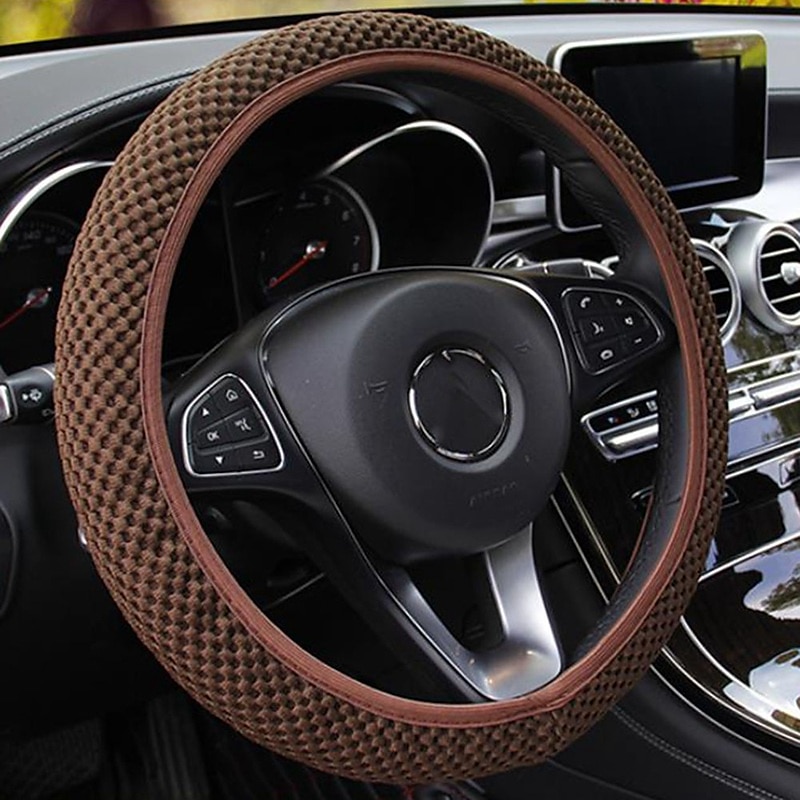 1 buc. capac de volan cu fir de gheata usor universal 38 cm, rezistent la uzura, antiderapant, accesorii pentru modificarea masinii, accesorii auto fara inel interior 2025 - $13.99 –P11