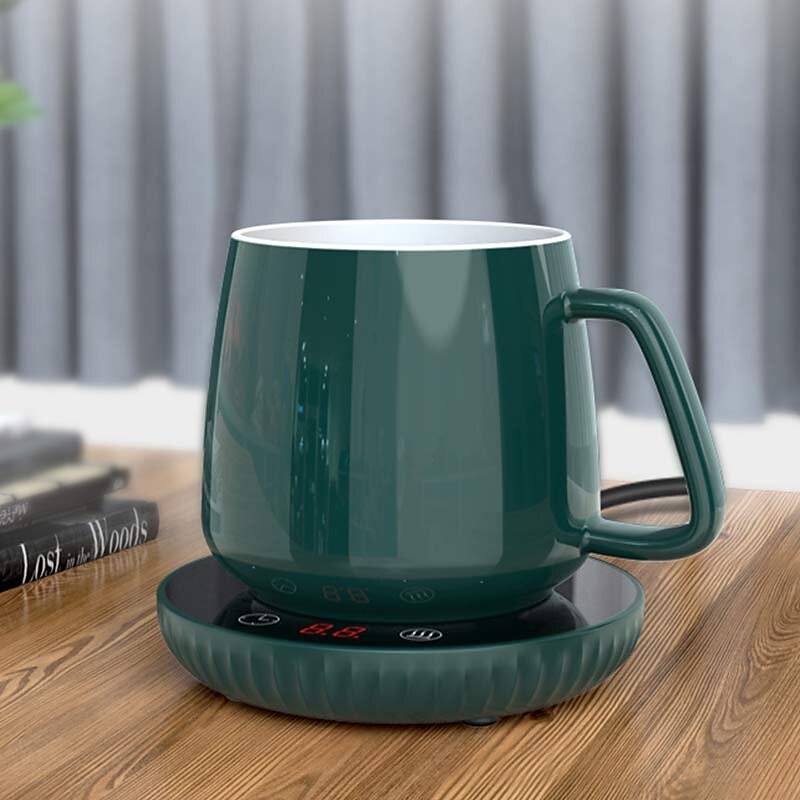 Dessous de verre à température constante affichage numérique coussin chauffant isolation de chauffage tapis de café thermostatique intelligent base de tasse de chaleur de 2025 ? $25.99 –P2