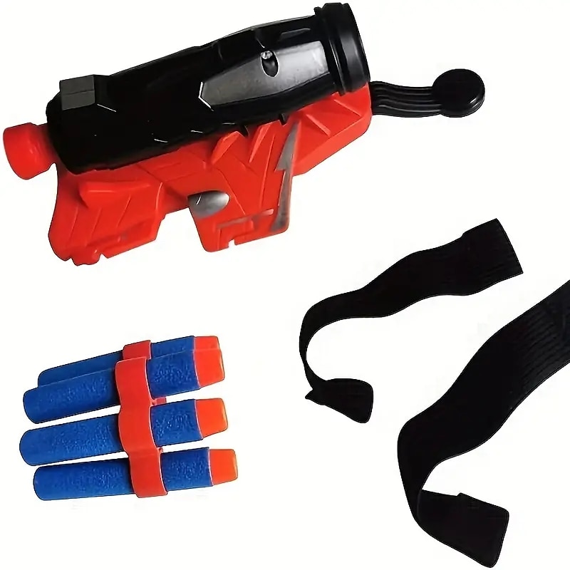 Spinnennetz-Shooter-Spielzeug-Handschuhe-Set, Kinderspaß&amp; lehrreiches Halloween-Geschenk! 2025 - $22.99 –P4