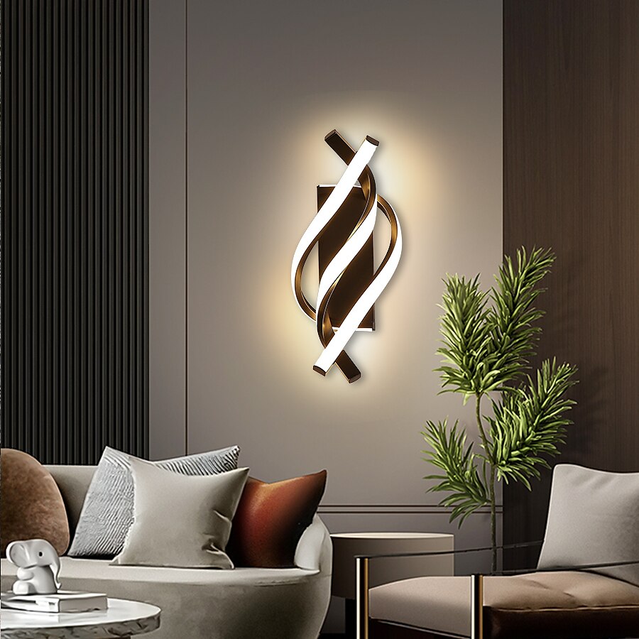 Lightinthebox Applique murale d'intérieur à LED Desin 33 cm Courbe intérieure moderne simple Applique murale LED en silicone est applicable à la chambre à coucher, au salon, à la salle de bain, au de 2025 ? $116.99 –P2