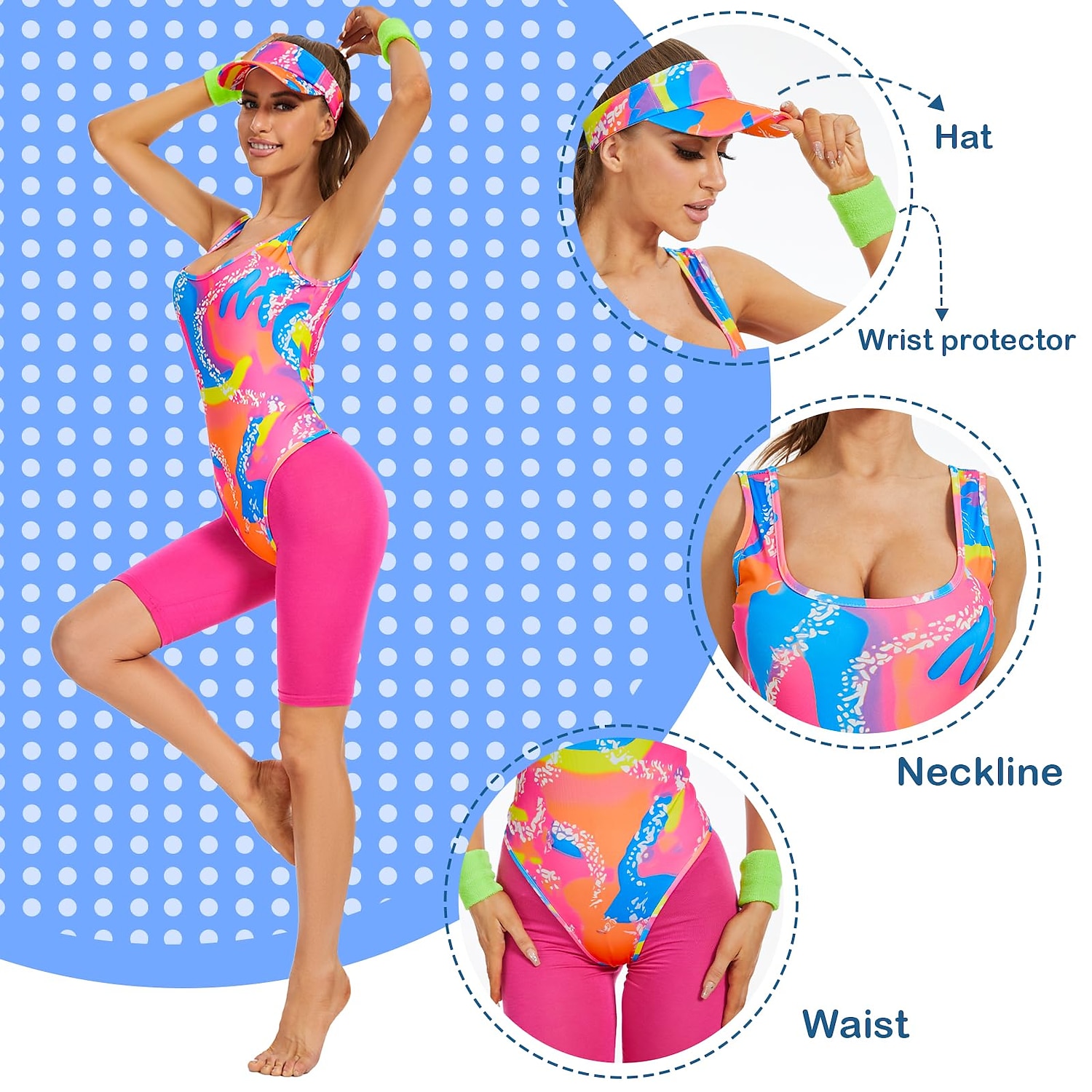 Puppe Cosplay Kostüm Outfits Retro Vintage Knallpink Film Cosplay for Herren Erwachsene Maskerade Karneval 2025 - $43.99 –P10