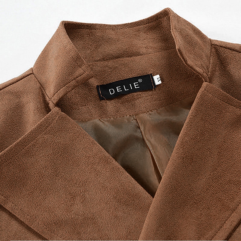 Men's Vest Waistcoat Daily Wear Vacation Going out Vintage Fashion Spring &  Fall Button Polyester Comfortable Plain Double Breasted Lapel Regular Fit Black Royal Blue Brown Rose Red Vest 2025 - $38.99 –P10