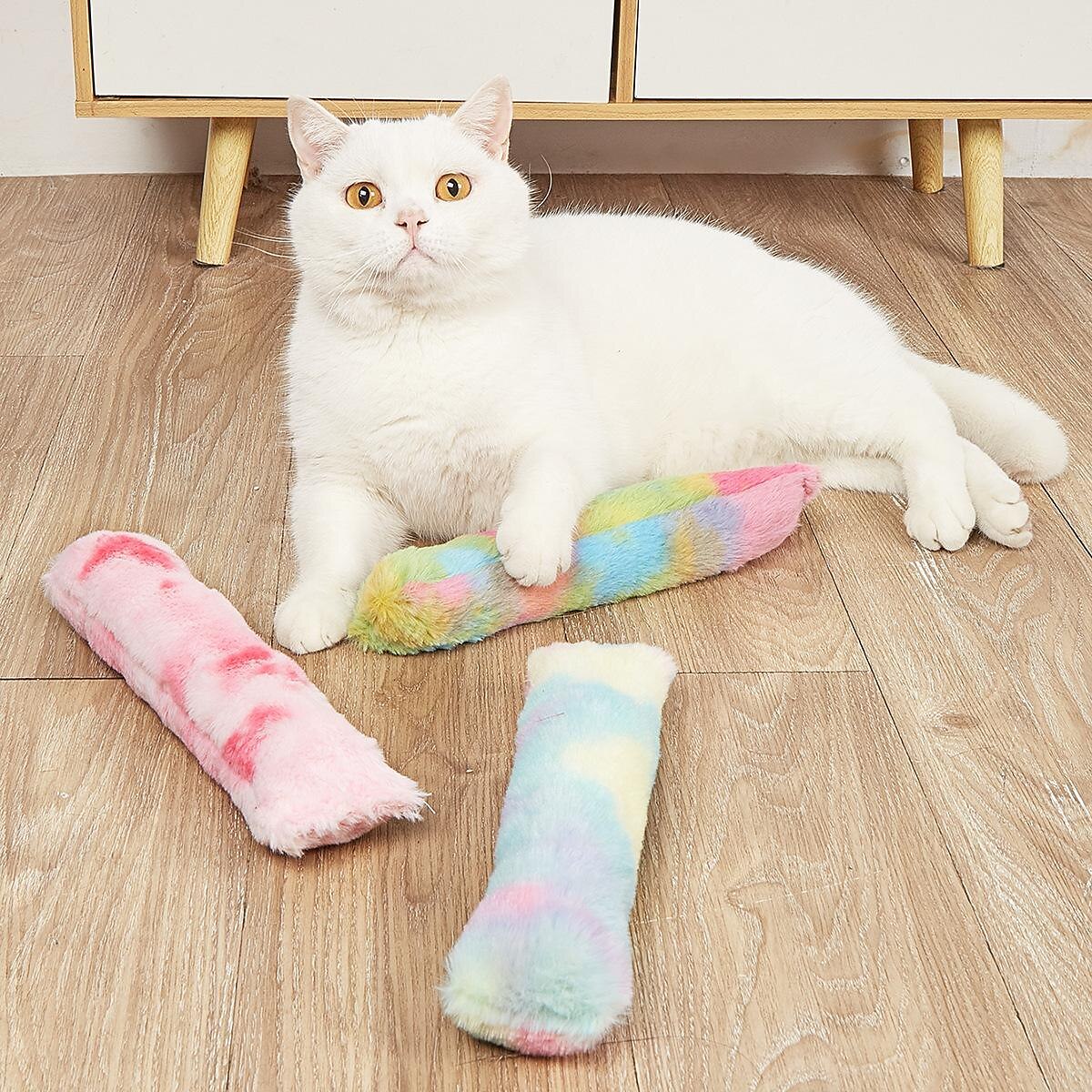Producători transfrontalieri pernă cu bandă de pluș cu ridicata cu catnip pisică de mestecat însoțitor jucării pentru pisici accesorii pentru animale de companie 2025 - $12.99 –P10