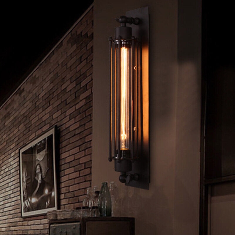 průmyslová nástěnná světla kovová trubka nástěnné světlo retro vodní dýmky steampunk design flétna umění pro obývací pokoj ložnice restaurace podkrovní bar kavárna 110-240v 2025 - $132.99 –P6