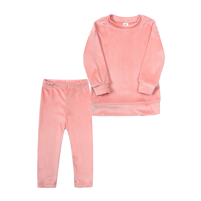 2 предмета Дети (1-4 лет) Девочки Сплошной цвет Crewneck Комплект с капюшоном и спортивными штанами Устанавливать Длинный рукав Спорт на открытом воздухе 3-7 лет Осень Цвет шампанского Розовый Синий 2025 - $20.99 –P16