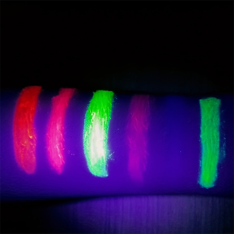 6pcs UV Glow Body and Face Paint Kit - Fluorescent Crayons for Adults - Perfect for Birthday Parties, Halloween, and Masquerades 2025 - $12.49 –P12