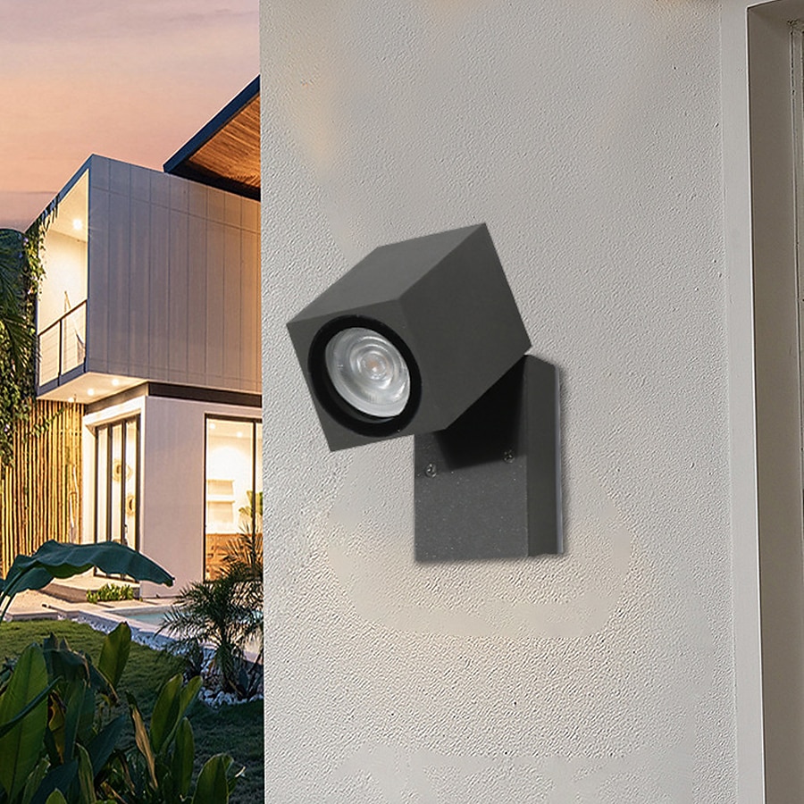 Aplique de pared para exteriores, sensor de movimiento, ajustable, impermeable, ip65, accesorio de pared, iluminación, aplique exterior de aluminio led para interior, exterior, patio, porche, 110-240v 2025 - $96.99 –P5