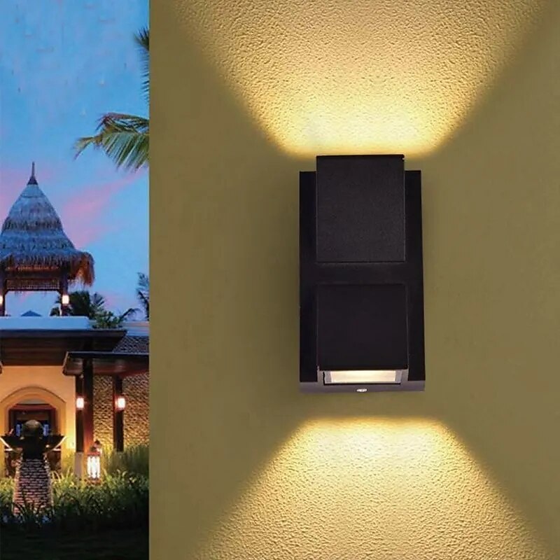 مصباح جداري LED خارجي 2 وات 4 وات لأعلى/لأسفل إضاءة داخلية 1/2 رأس منحني مقاوم للماء IP65 مصباح جداري لغرفة النوم الحديثة ضوء أبيض دافئ/أبيض AC90-264V 2025 - $10.49 –P7