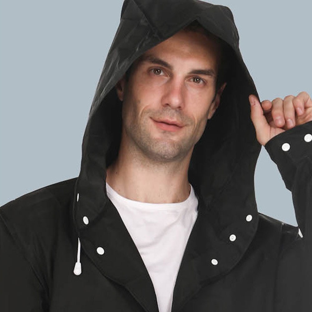Capa de chuva embrulhada para adultos eva, jaqueta protetora para homens e mulheres, equipamento de chuva preto espesso e transparente para pesca de montanhismo de 2025 por $26.99 –P6