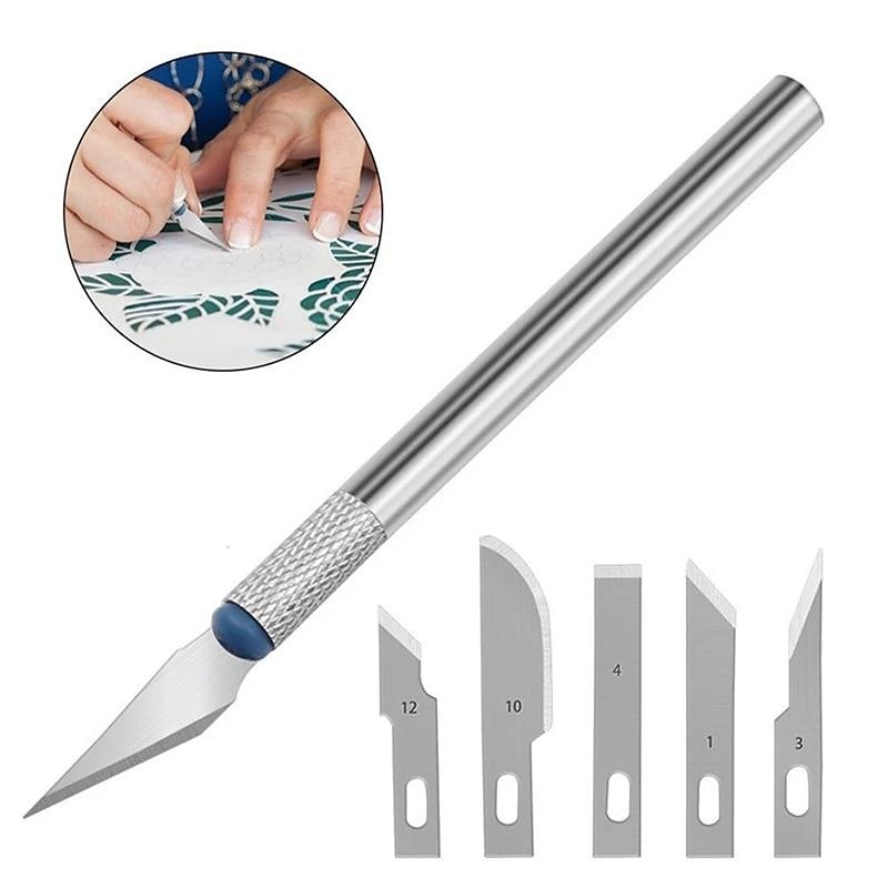 13Pcs Carving Knife Craft Sculpture Paper Cutting Blade Precision Engraving Cutter Non-Slip Hand Tool DIY Art Hobby Repair Set 2025 - $12.99 –P5