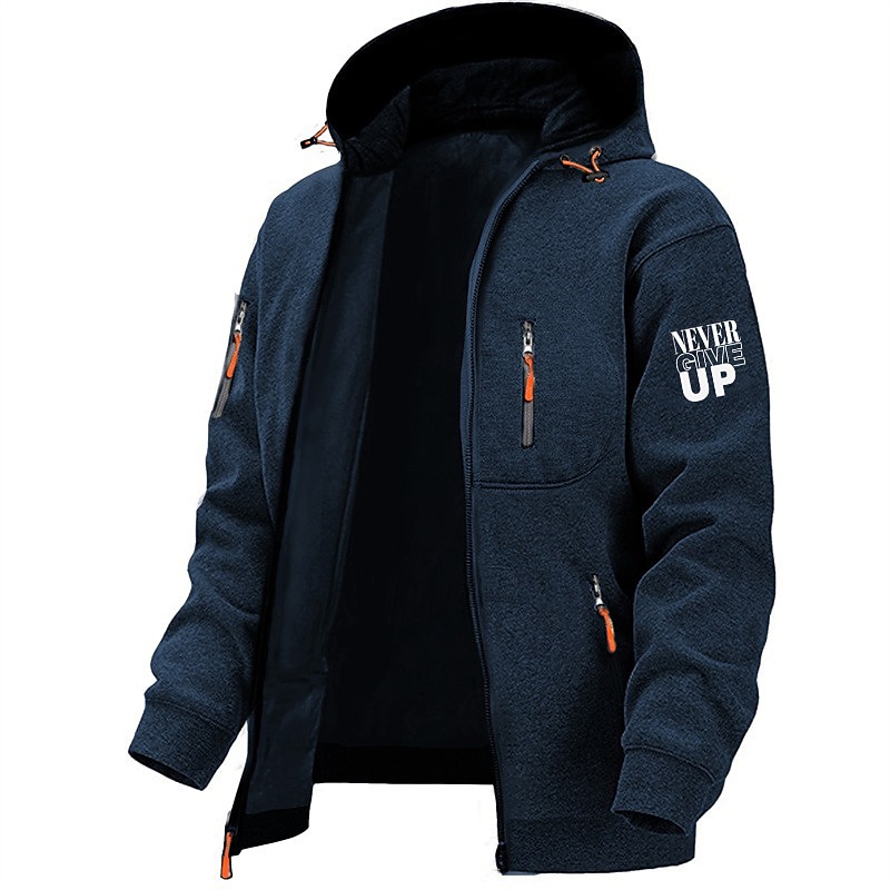 Voor heren Brief Grafische prints Hoodies Lange mouw Sweatshirts Capuchon Modieus Dagelijks Vakantie Uitgaan Lente & Herfst Donkerblauw Donkergrijs Grijs Kleding Ontwerper S M L XL 2XL 3XL 2025 - $27.99 –P3