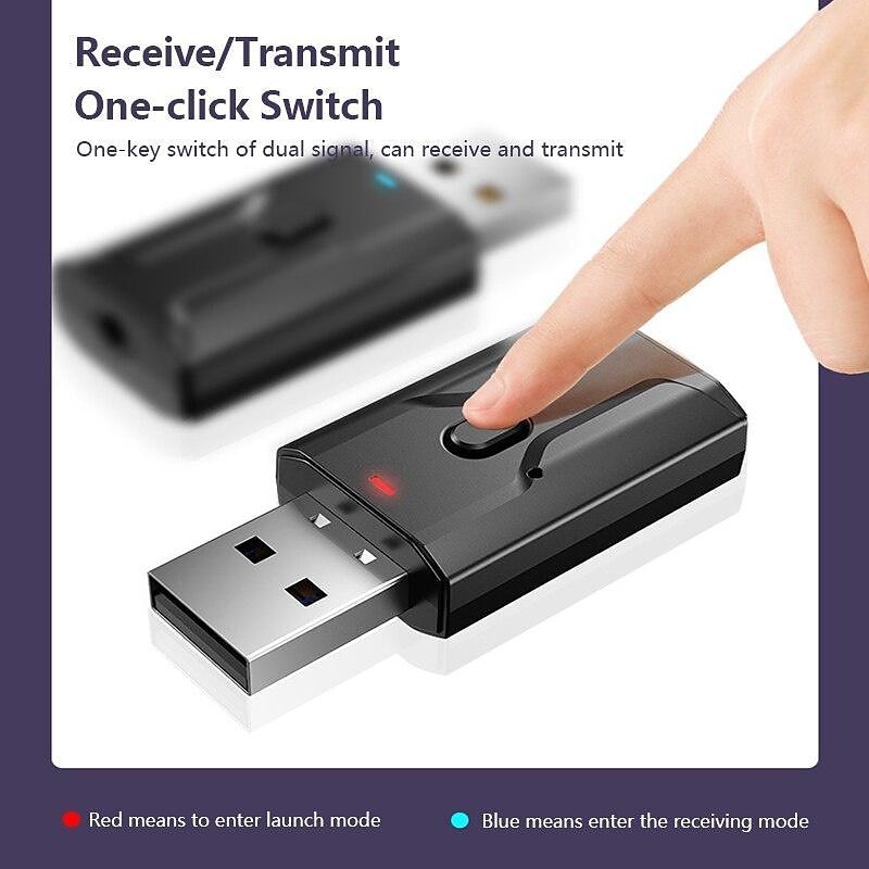 Mini USB Bluetooth 5.0 Audio Receiver Transmitter 4 IN 1 Mini 3.5mm Jack AUX RCA Stereo Music Wireless Adapter For TV Car PC 2025 - $9.99 –P3