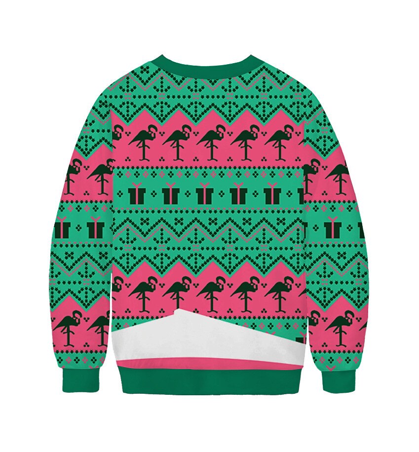 Karácsony Alpaka Pullover Vicces karácsonyi pulóver Állat minta 3D nyomtatás 3D Grafikus Kompatibilitás Páros Férfi Női Felnőttek Karácsony 3D nyomtatás Parti Fesztivál 2025 - $28.99 –P4