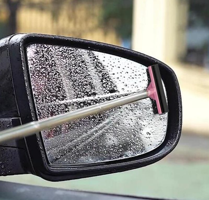 Auto-Rückspiegelwischer, Außenspiegelreiniger, einziehbarer Auto