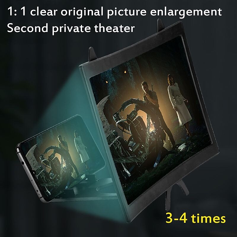 10 Inch Mobile Phone Screen Amplifier Pull-out Creative Stretching 3D Mobile Phone Magnifying Glass Bracket Amplifier 2025 - $13.99 –P4