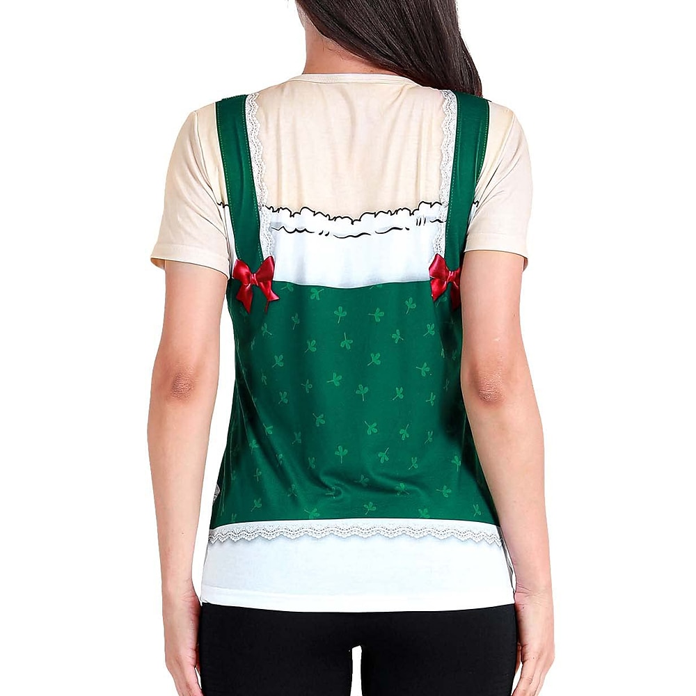 T-paita Anime 3D baijerilainen Katutyyli T-paita Kuvitettu varten Naisten Aikuisten 3D-tulostus varten Karnevaali Oktoberfest-olut Naamiaiset Rento / arki Festivaali 2026 - $17.49 –P2