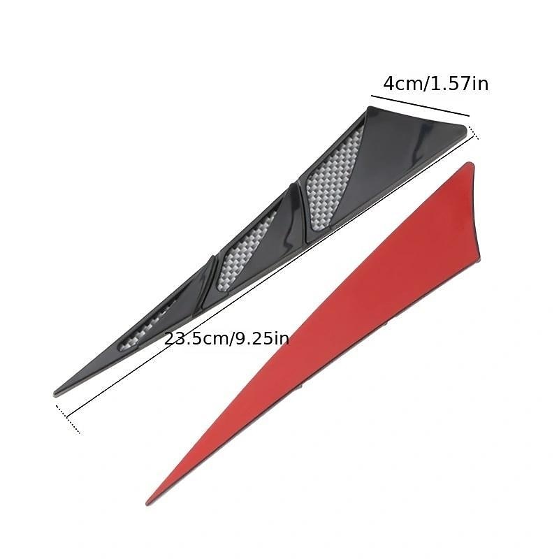 Upgrade Your Car's Look with These Stylish Universal Hood Vent Air Side Flow Intake Covers! 2025 - $15.99 –P3