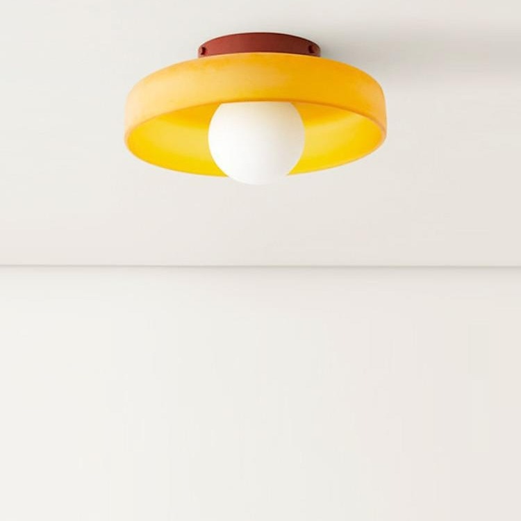 lightinthebox أدى ضوء السقف الجدار ضوء داخلي 1-ضوء 25 سم الأشكال الزجاجية فلوش جبل أضواء sceilling ضوء للممر الشرفة بار الإبداعية مصابيح شرفة علوي الزيتون الأخضر الأبيض الأصفر 110-240 فولت 2025 - $201.49 –P11