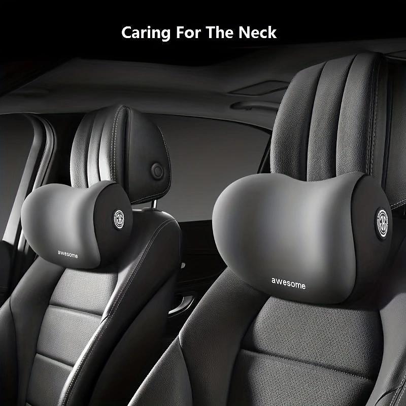 Car Lumbar Support Headrest Neck Pillow Support Universal Soft
