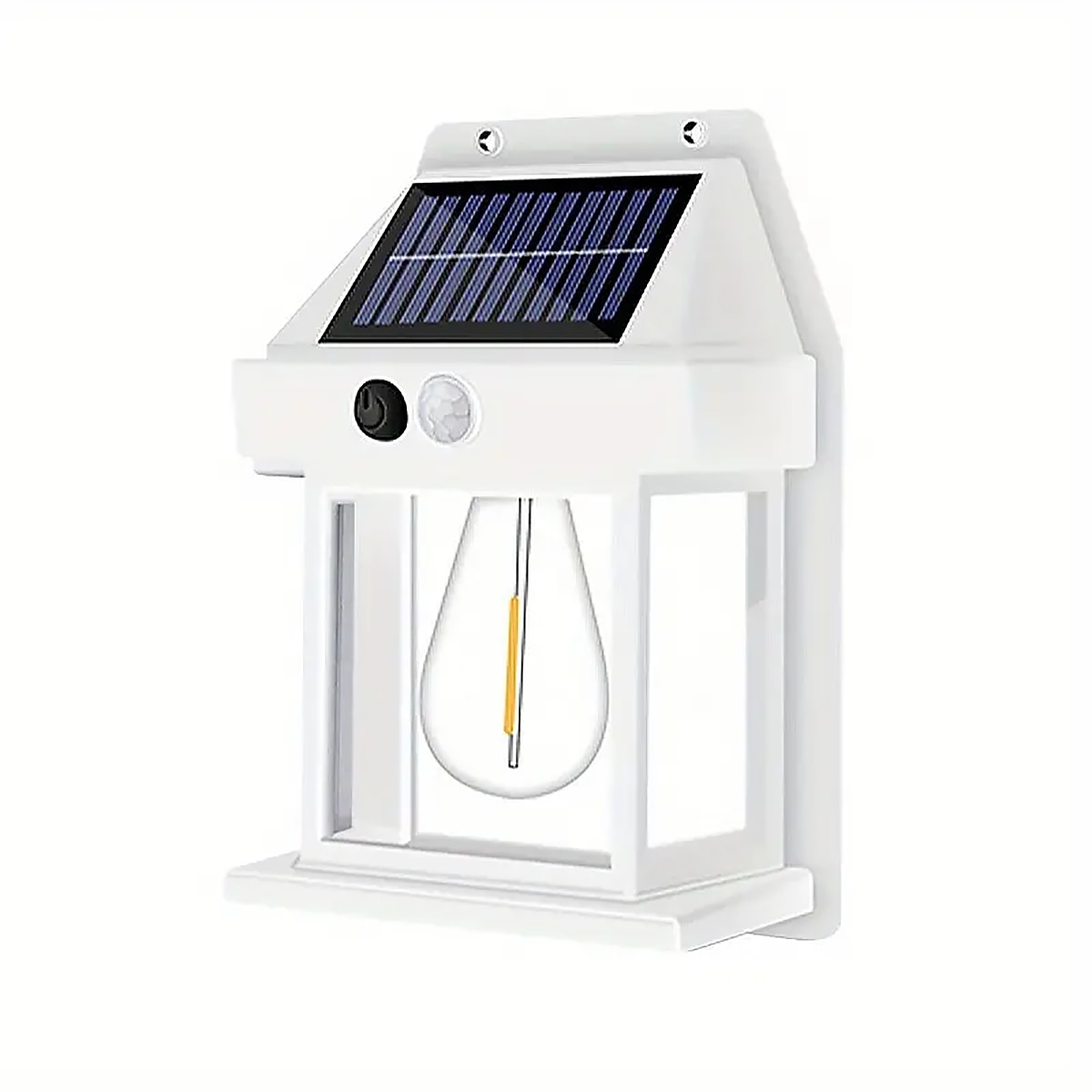 LED Solar Wall Light Motion Sensor Garden Light Dusk To Dawn Outdoor Lighting IP65 Waterproof Black And White Double Color Garden Landscape Christmas Decoration Warm Light 2025 - $14.99 –P7