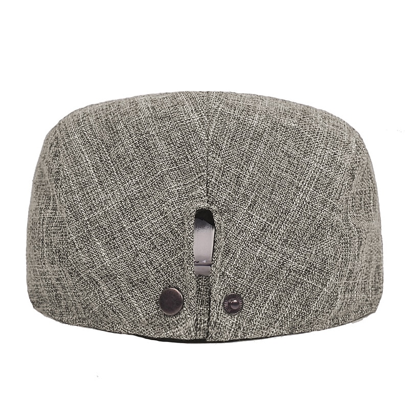 Férfi Vadászsapka Fekete Barna Pamut és vászon Utcai sikk Stílusos 1920-as évek divatja Szabadtéri Napi Alkalmi Sima Meleg 2026 - $13.49 –P5