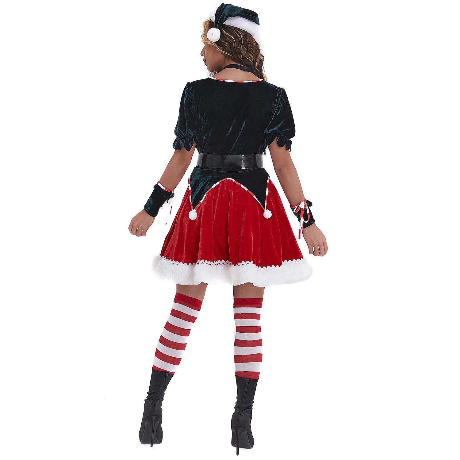 jultomten Alf Mrs.Claus Kläder Julhatt Fin julklänning Dam Jul Karnival julafton Jul Vuxna Fest Jul Klänning Hatt 2025 - $50.99 –P8