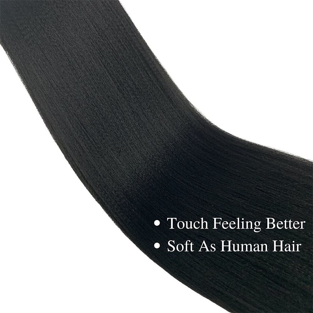 Ginger Golden Ombre Braiding Hair Pre Stretched Kanekalon Braiding Hair Box Braids Human Hair Extensions 26 inch 2025 - $22.99 –P5