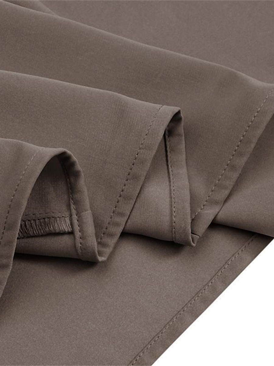 Abito lungo da donna, nero, marrone, verde, primavera, autunno, inverno, casual, abaya, classico, casual, stile da strada, all'aperto, per le vacanze, quotidiano, vestibilità ampia, tinta unita, scollo rotondo. del 2025 a $31.99 –P6