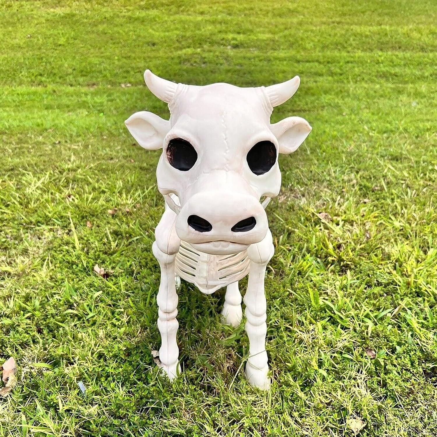 2025年 牛の骸骨ハロウィン装飾、2025年新しいハロウィン牛の骸骨、牛の頭蓋骨ハロウィン怖い骸骨、ハロウィン装飾小道具  コレクション – $20.99 –P7